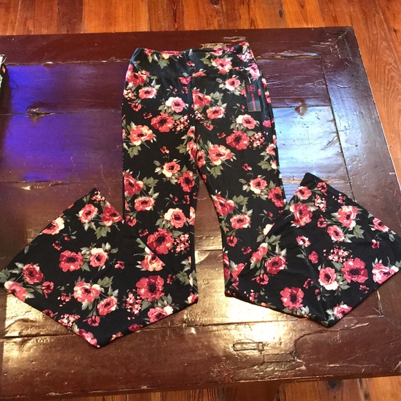 no boundaries juniors knit flare pants